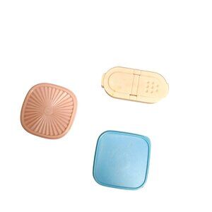 Vintage Magnetic Tupperware Lids Set Of 3